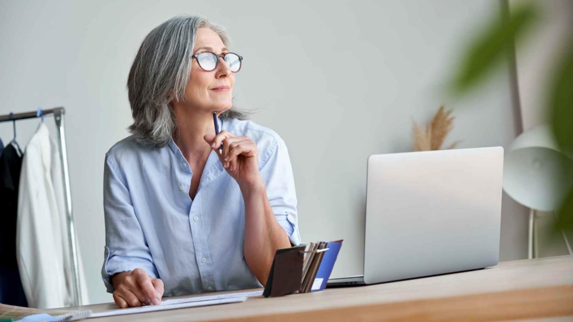 Financial analyst reviewing valuation models on screen